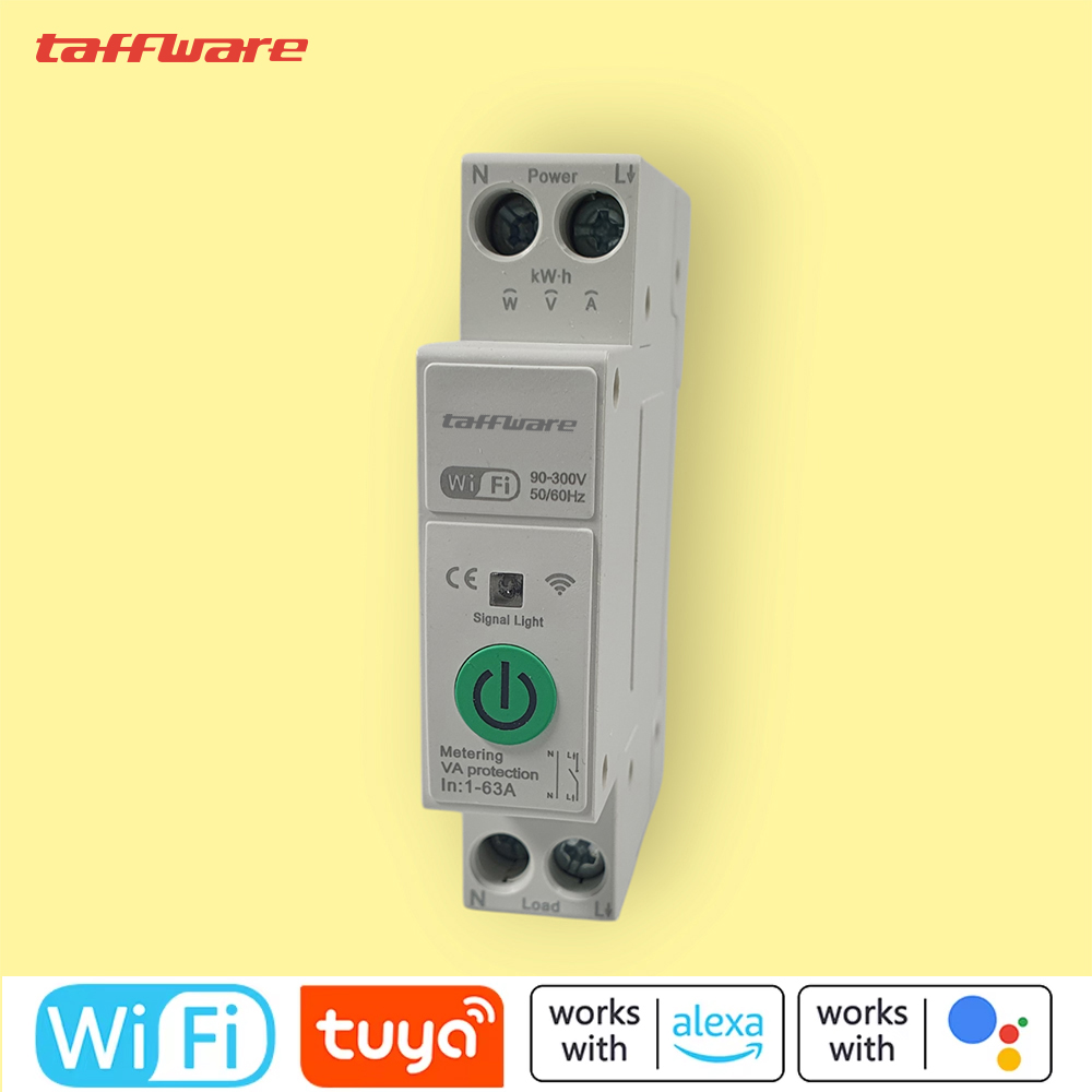 Gambar produk Taffware Programmable Tuya Smart Timer Switch Relay WiFi 300V/63A - STY-M