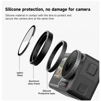 Kd Concept ND Filter Lensa Optical Kamera Aksi DJI Action 4/5 Pro - KFD86