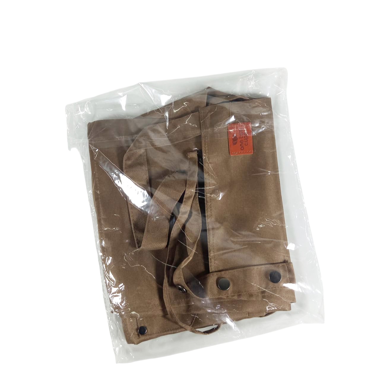 One Two Cups Celemek Masak Apron Dapur Canvas Strap Kancing - AGD01 Gambar produk One Two Cups Celemek Masak Apron Dapur Canvas Strap Kancing - AGD01