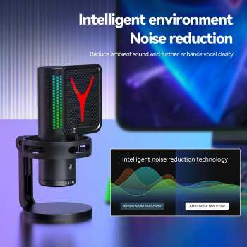 Gambar produk AyeBeau Mikrofon Kondenser Condenser Microphone Studio with Filter - GM7