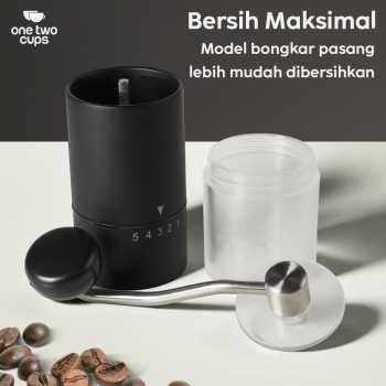 Gambar produk One Two Cups Alat Penggiling Kopi Manual Coffee Grinder Adjustable - G5