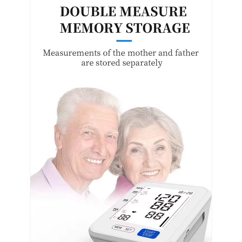 Kelang Tensimeter Digital Pengukur Tekanan Darah English Voice - B808 Gambar produk Kelang Tensimeter Digital Pengukur Tekanan Darah English Voice - B808