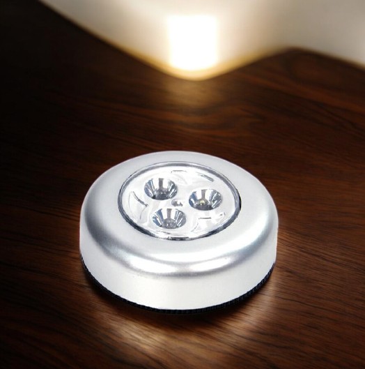 Lampu Mini LED Multifungsi Stick and Click Lamp Cool White 6.5cm - LL003 Gambar produk Lampu Mini LED Multifungsi Stick and Click Lamp Cool White 6.5cm - LL003