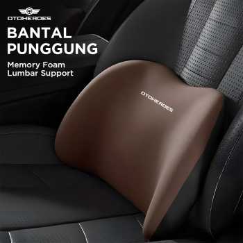 OTOHEROES Bantal Punggung Jok Mobil Memory Foam Lumbar Support - AW-40