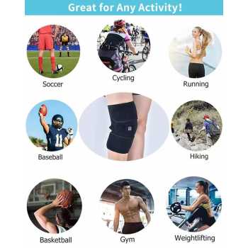 Gambar produk MIZION Sabuk Terapi Pemanas Lutut Elektrik Knee Pad Heating USB - MZ-3