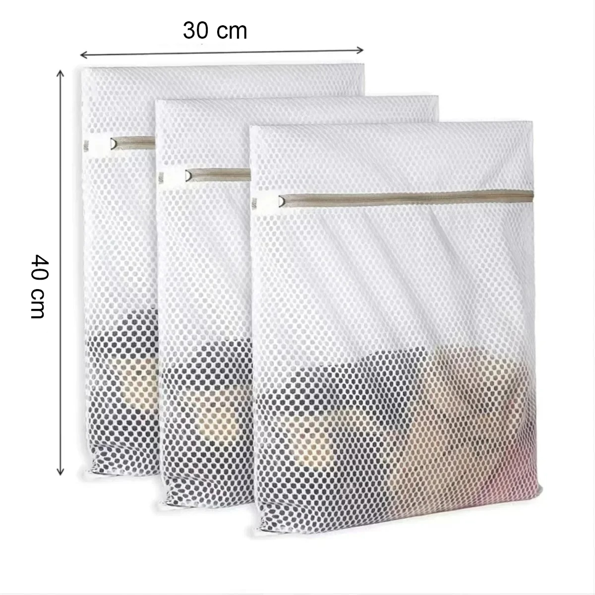 TICIFY Tas Laundry Jaring Zipper Washing Bag Laundry Net M - TC345 Gambar produk TICIFY Tas Laundry Jaring Zipper Washing Bag Laundry Net M - TC345