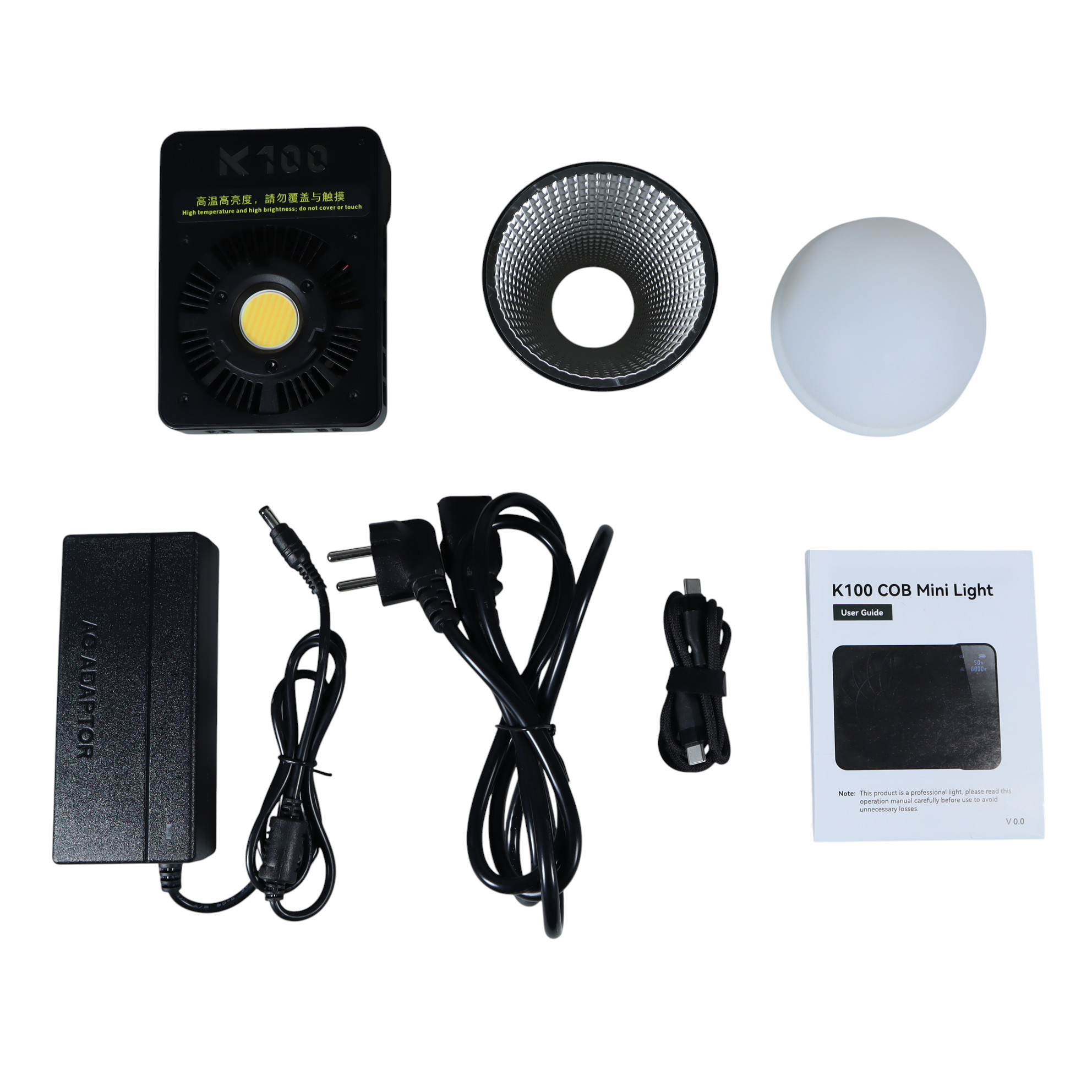 SHIYAN Lampu Studio Fotografi COB LED 3in1 Color 22 Mode 100W - K100W Gambar produk SHIYAN Lampu Studio Fotografi COB LED 3in1 Color 22 Mode 100W - K100W