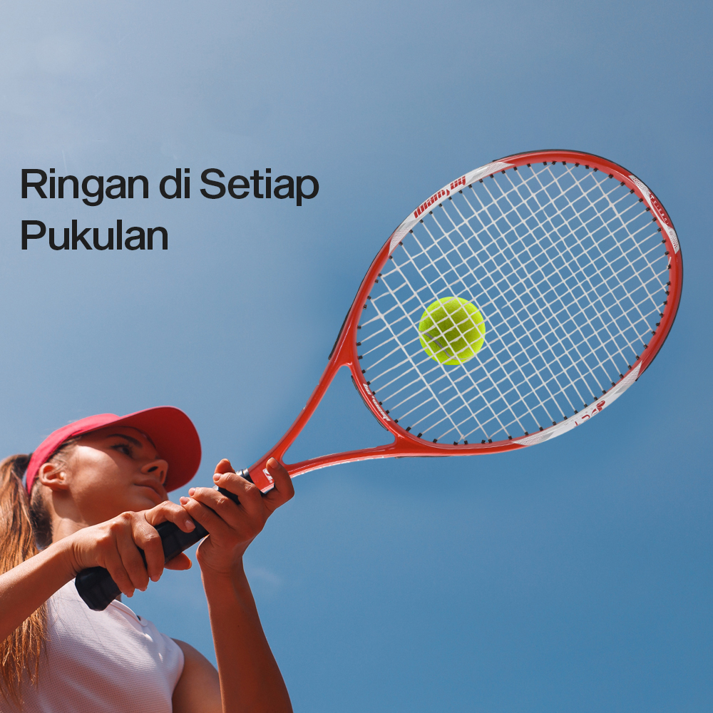 BO WEIQI Raket Tenis Carbon Aluminium Alloy 100sq 17x20 305g - B-280 Gambar produk BO WEIQI Raket Tenis Carbon Aluminium Alloy 100sq 17x20 305g - B-280