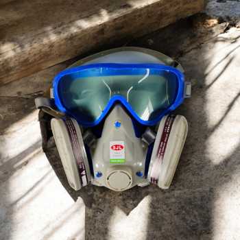 SJL Masker Gas Respirator Full Face with Activated Carbon Filter - YF2