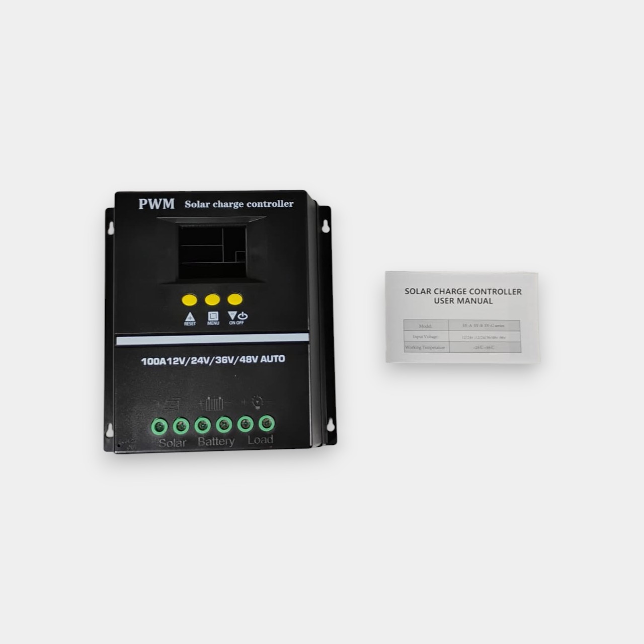 SOLABRIGHT Solar Charge Controller PWM Dual USB Auto 12/24/36/48V 100A - SY48100A Gambar produk SOLABRIGHT Solar Charge Controller PWM Dual USB Auto 12/24/36/48V 100A - SY48100A
