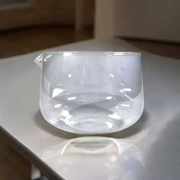 OYCHA Mangkuk Teh Chawan Kaca Transparent Japanese Matcha Bowl - OY-12