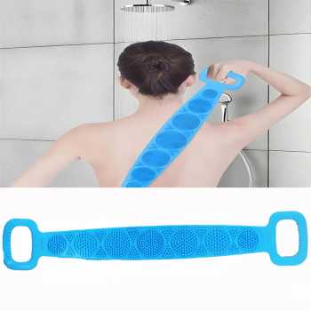 BWOHOPS Alat Bantu Mandi Sikat Punggung Silicone Scrub Brush 60cm - BW60