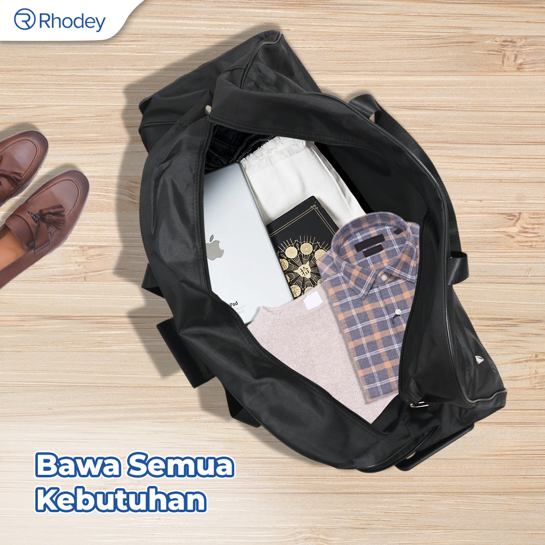 Rhodey Tas Koper Duffle Travel Bag with Trolley Size L Gambar produk Rhodey Tas Koper Duffle Travel Bag with Trolley Size L