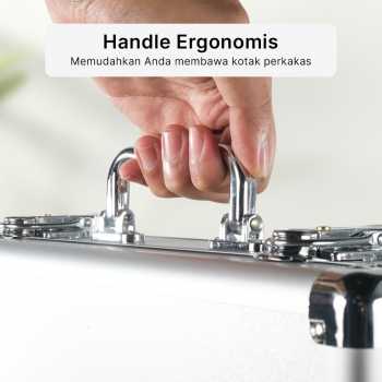 Gambar produk TaffGUARD Tas Koper Penyimpanan Barang Toolbox Hard Case Aluminium - TF-29