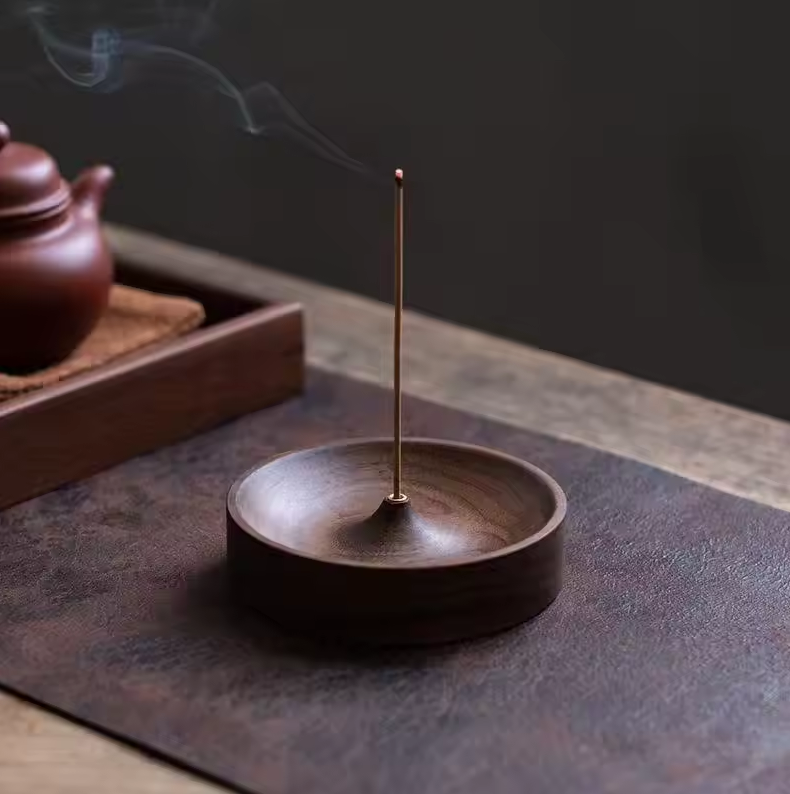 YUANJU Tempat Dupa Kayu Ulin Sandalwood Incense Stick Holder 1 PCS - YJ-L2 Gambar produk YUANJU Tempat Dupa Kayu Ulin Sandalwood Incense Stick Holder 1 PCS - YJ-L2