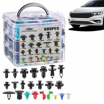 OTOHEROES Klip Kancing Mobil Baut Rivet Plier Clip Trim Panel 680 PCS - RS-68