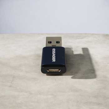 Gambar produk ESSAGER OTG Type C to USB A 3.0 Adapter Converter Fast Charging 3A - ES-OTG11