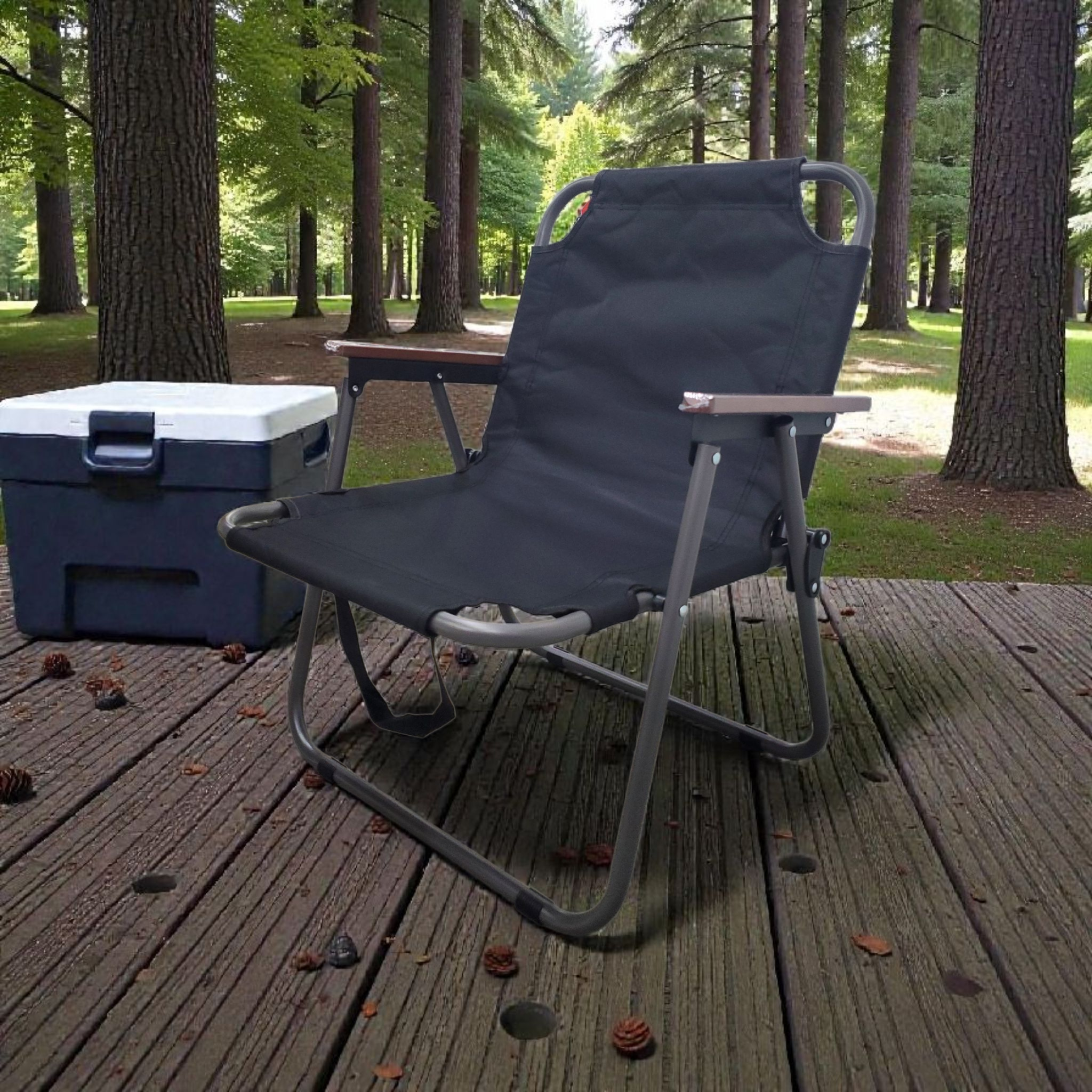 RAKU Kursi Lipat Outdoor Camping Portable Foldable Oxford 600D - RK-64 Gambar produk RAKU Kursi Lipat Outdoor Camping Portable Foldable Oxford 600D - RK-64