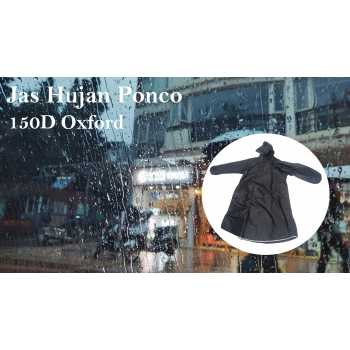 RAINGO Jas Hujan Ponco Anti Rembes 150D Oxford Waterproof Raincoat - MT45