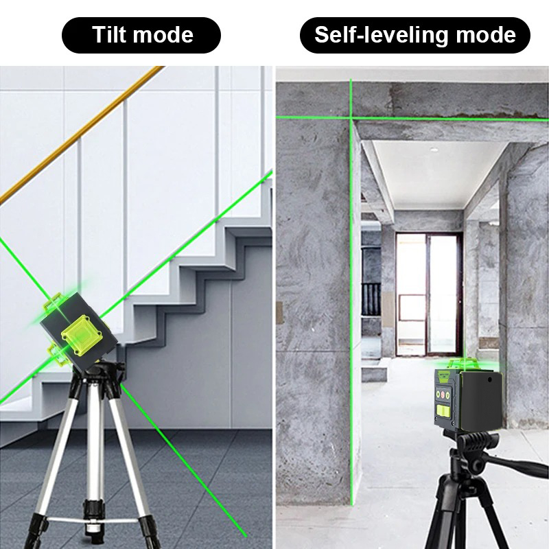 MAXLIGHT Laser Level Self Leveling 3D 360 Degree 12 Line 520nm 2400mAh - MP3-12G Gambar produk MAXLIGHT Laser Level Self Leveling 3D 360 Degree 12 Line 520nm 2400mAh - MP3-12G