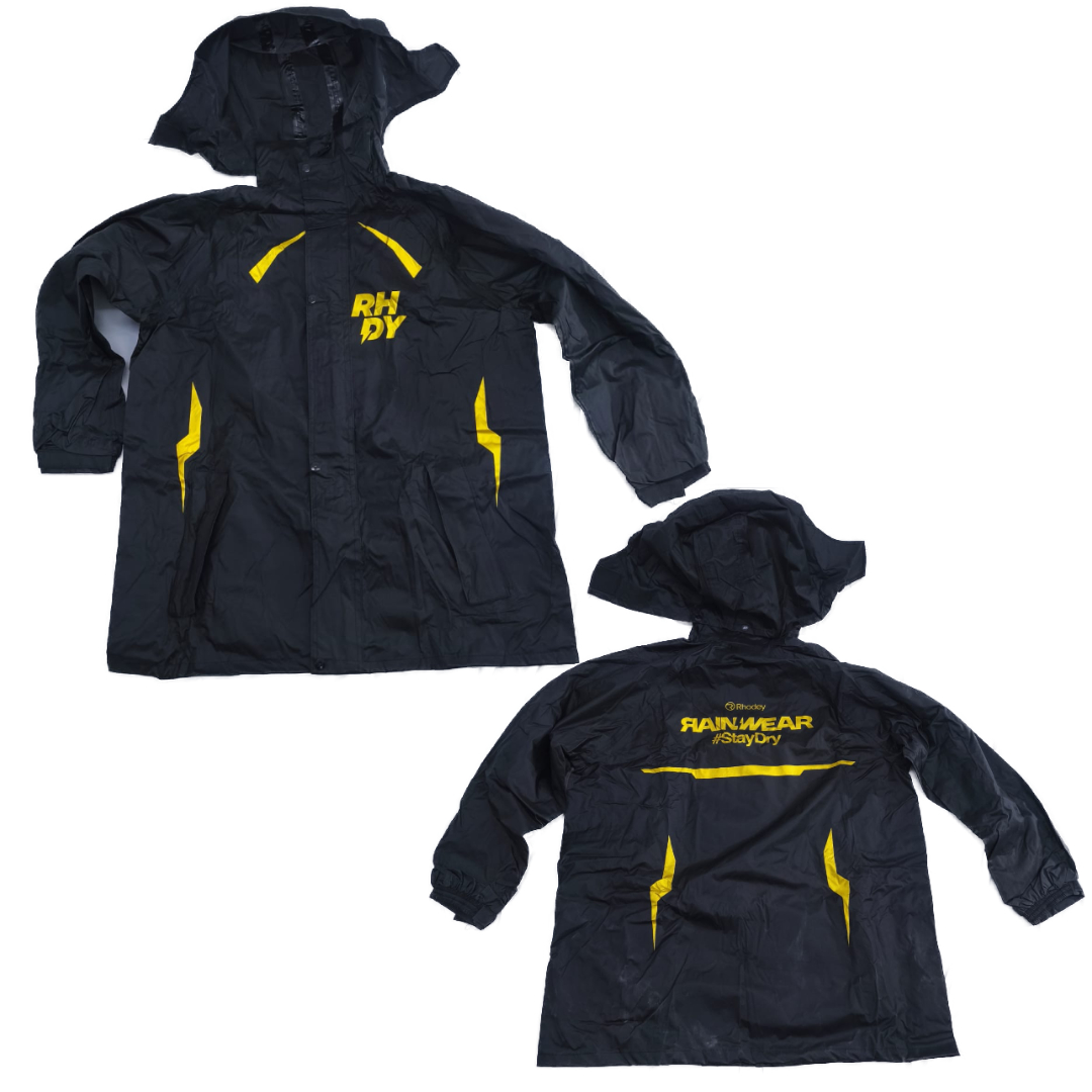 Rhodey Jas Hujan Setelan Motor Visor Polyester Waterproof Raincoat XXL - ZY-8119 Gambar produk Rhodey Jas Hujan Setelan Motor Visor Polyester Waterproof Raincoat XXL - ZY-8119