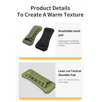 Gambar produk MORVE Bantalan Bahu Taktis Outdoor Tactical Shoulder Cushion Pad 1 PCS - M04
