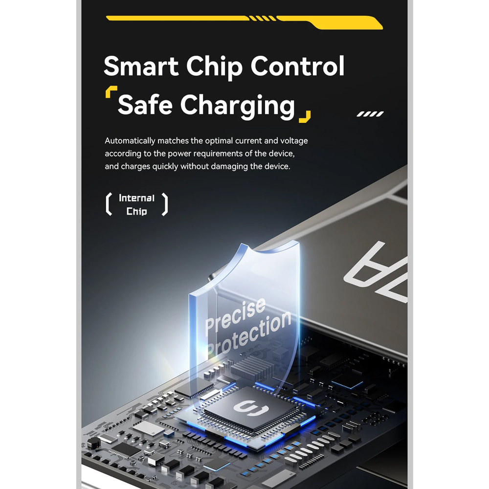 Gambar produk ESSAGER Kabel Data USB Type C PD Fast Charging Braided 7A 100W - ES-X75