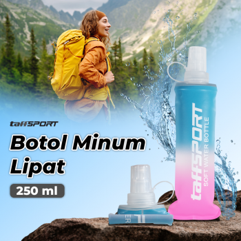 TaffSPORT Botol Minum Soft Flask Foldable Sport Water TPU - TF-25