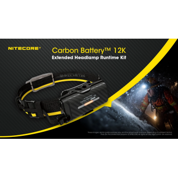 Gambar produk NITECORE Carbon Battery 12K Kit Baterai Headlamp NU45 NU54 12000mAh - CB12K