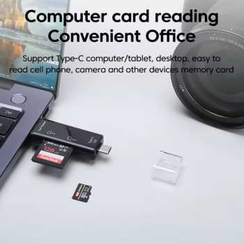 Gambar produk Elough Card Reader 5in1 Type C Micro USB 3.0 OTG SD MicroSD - EL-51