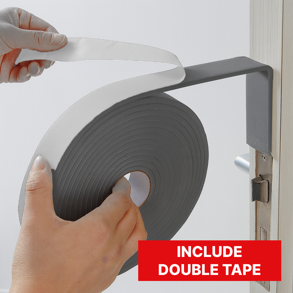 TaffPACK Lis Strip Pintu Door Noise Insulation Sealing Tape 5Mx3cm - B35 Gambar produk TaffPACK Lis Strip Pintu Door Noise Insulation Sealing Tape 5Mx3cm - B35