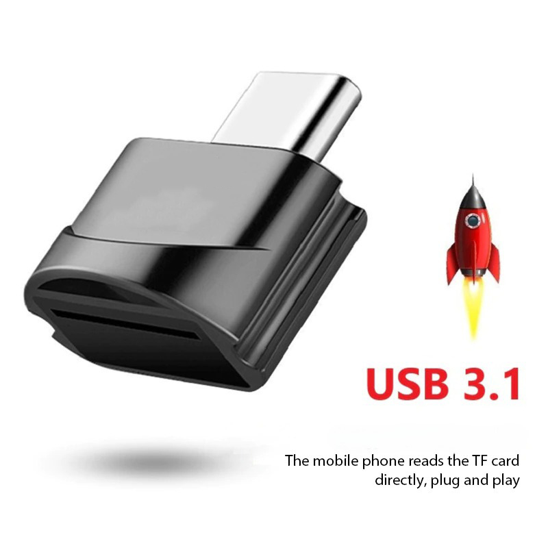 Gambar produk Taffware Card Reader USB Type C OTG MicroSD - P31