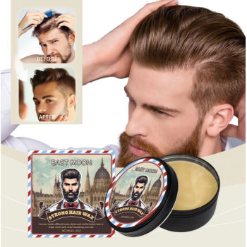 Gambar produk East Moon Pomade Rambut Oil Base Strong Hair Wax Styling Glossy 60g - SN-112