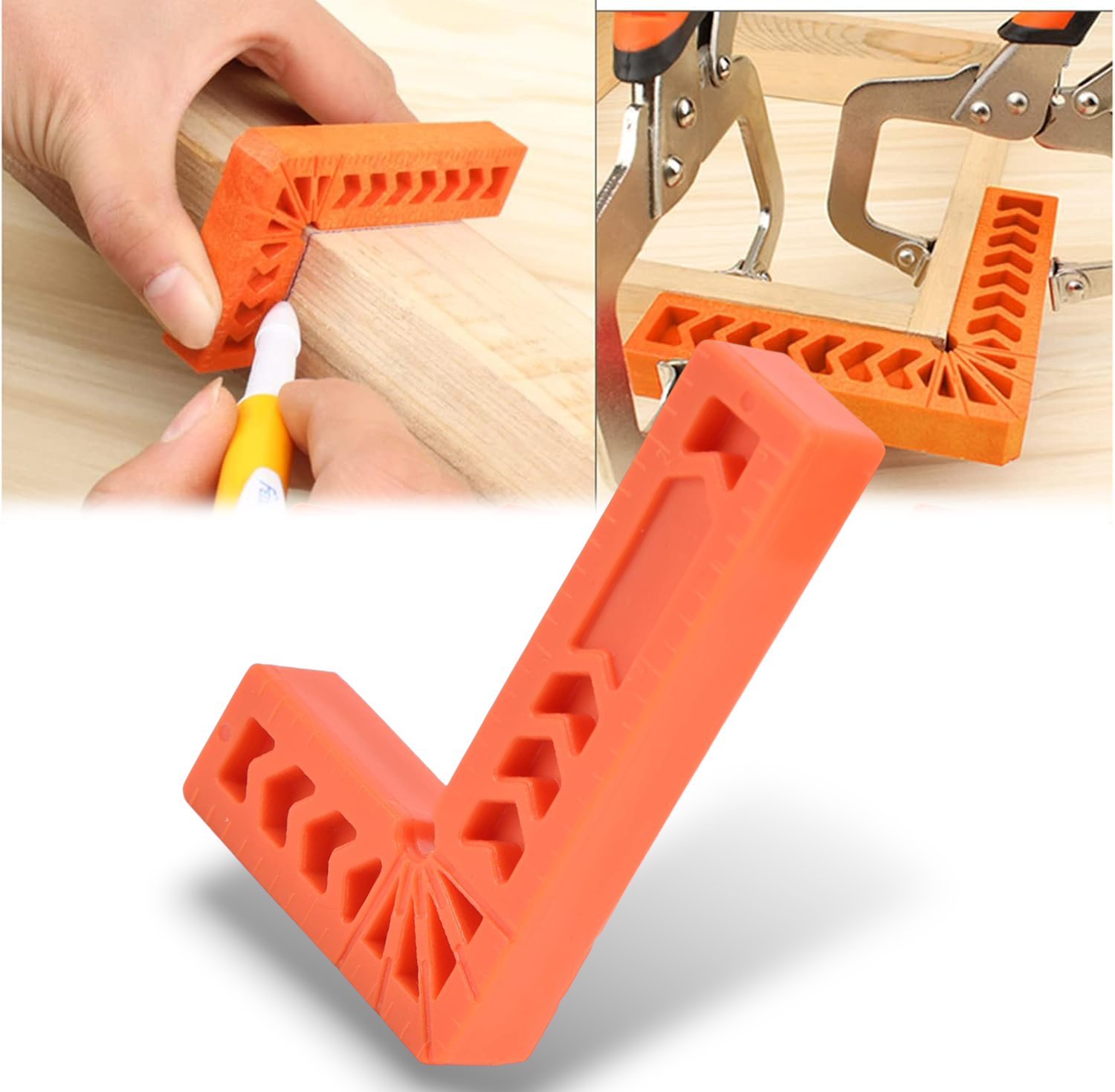 DURATEC Corner Clamp Penjepit Sudut Frame Kaca Kayu Angle 90 Derajat 3 Inch - 867 Gambar produk DURATEC Corner Clamp Penjepit Sudut Frame Kaca Kayu Angle 90 Derajat 3 Inch - 867