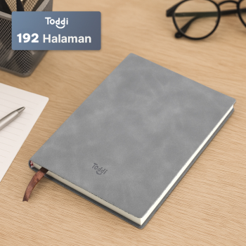 TODDI Buku Catatan Jurnal Notebook Cover PU Leather A5 192 Halaman - CW-15