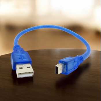 Gambar produk Kabel Konverter Data USB Type A Male ke Mini USB Male Cable 30cm - TH03