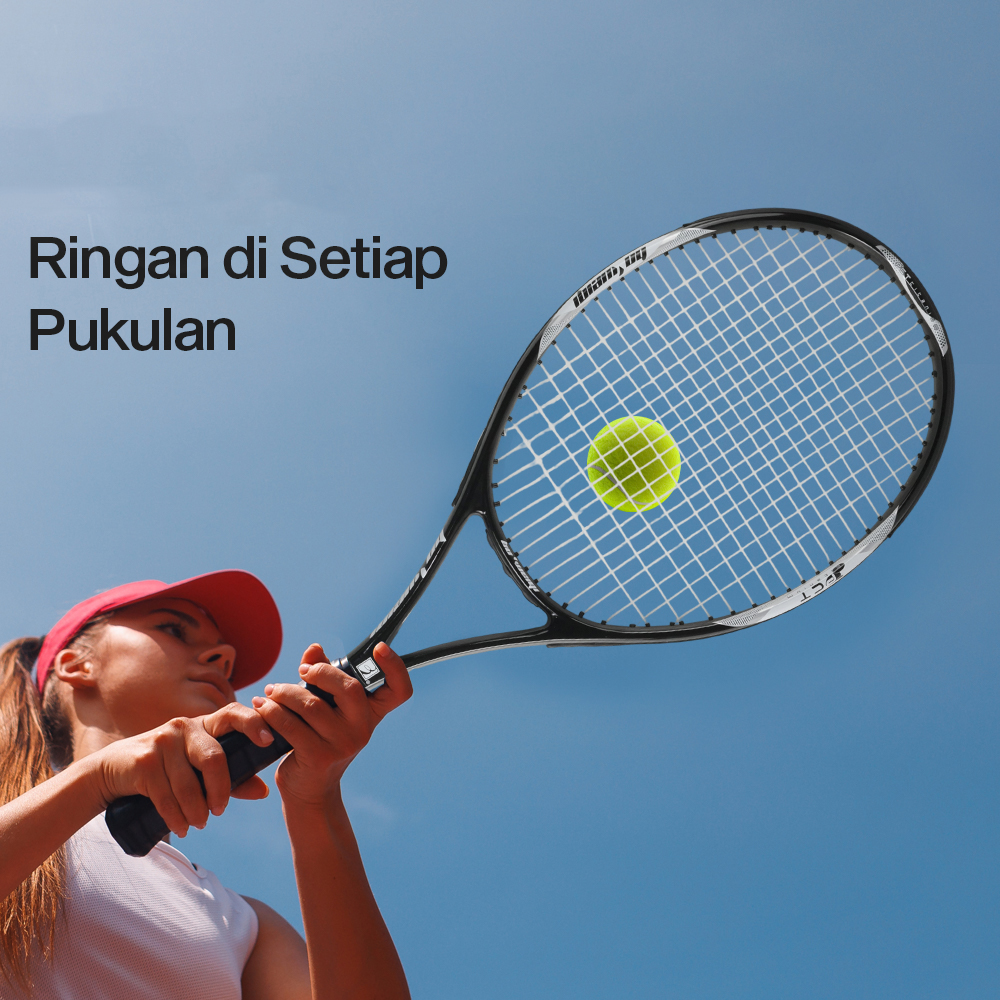 BO WEIQI Raket Tenis Carbon Aluminium Alloy 100sq 17x20 305g - B-280 Gambar produk BO WEIQI Raket Tenis Carbon Aluminium Alloy 100sq 17x20 305g - B-280