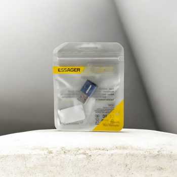 Gambar produk ESSAGER OTG Type C to USB A 3.0 Adapter Converter Fast Charging 3A - ES-OTG11