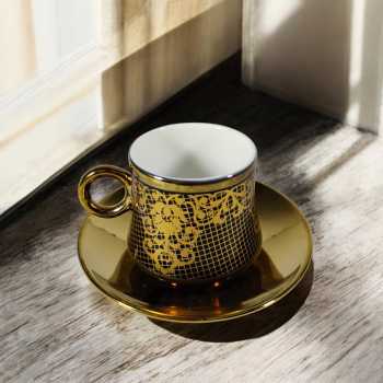 Gambar produk SF Set Cangkir Kopi Keramik 6in1 Turkish Style Tea Coffee Cup 100ml - SF11