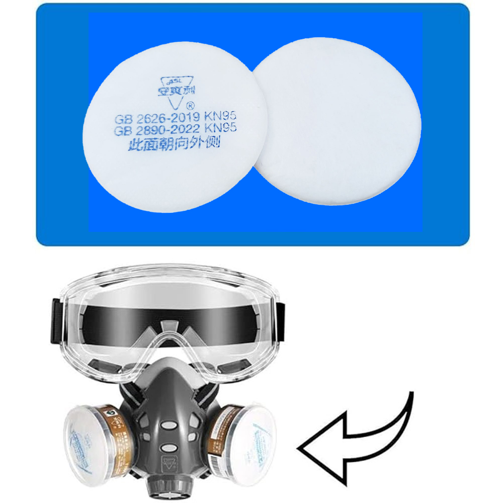Gambar produk ASL Filter Masker Gas Respirator Kapas Cotton 308 KN95 20 PCS - C302