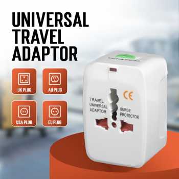 MAERKNON Travel Adaptor Universal AU US UK EU Dual USB - HHT210