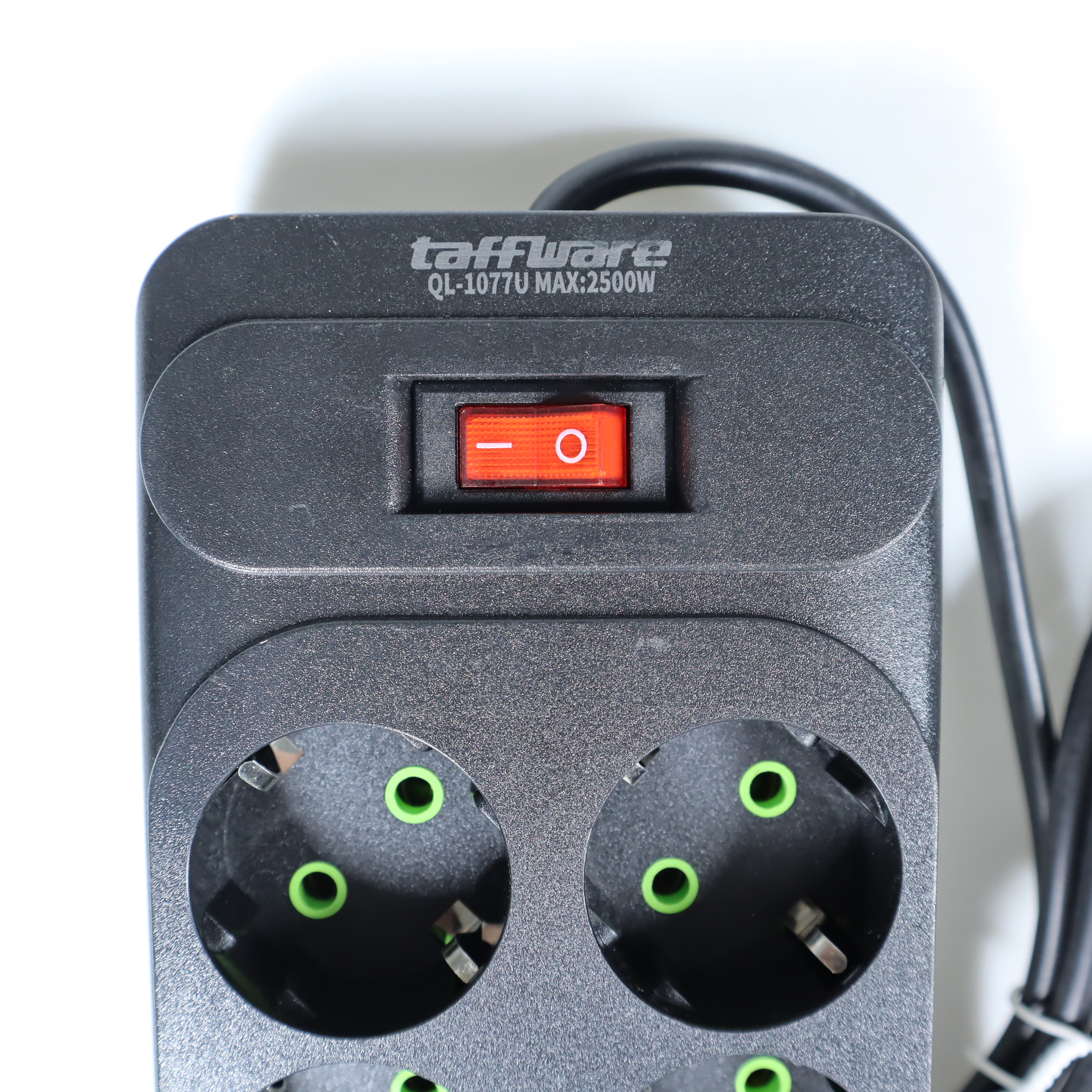 Gambar produk Taffware Stop Kontak Kabel USB Type C 10A 110-250V 2500W 1.8M 8 Lubang - QL-1077U / QL-1078U