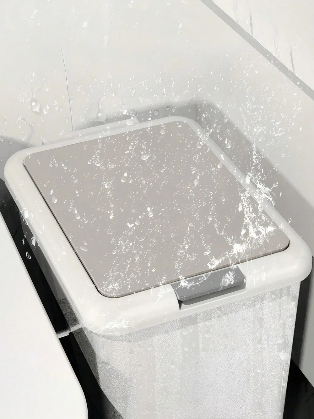 HOMBIN Tempat Sampah Pedal Kaki Trash Bin Household with Hand Press - H101 Gambar produk HOMBIN Tempat Sampah Pedal Kaki Trash Bin Household with Hand Press - H101