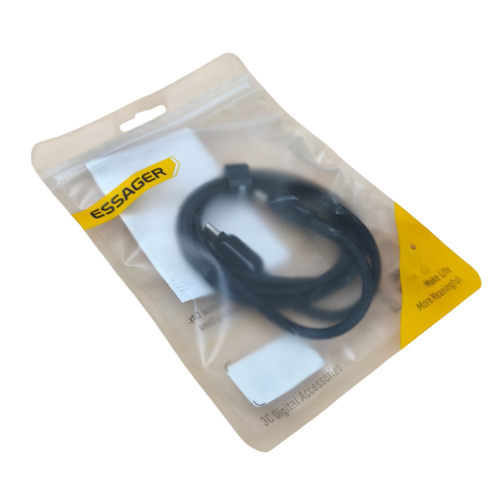 ESSAGER Charging Cable USB Type C to USB Type C 480Mbps 60W 1M - EXCTT2-CZ0G-P Gambar produk ESSAGER Charging Cable USB Type C to USB Type C 480Mbps 60W 1M - EXCTT2-CZ0G-P