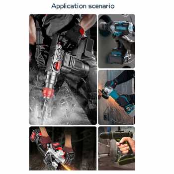 Gambar produk OUTDO Charger Baterai Bor Listrik 2 Slot EU Plug 3A for Makita 21V - 90030-CH