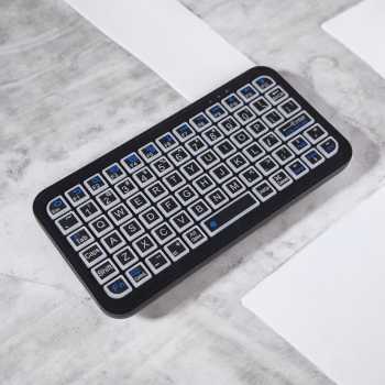 Gambar produk AXPRO Keyboard Wireless Mini Bluetooth Rechargeable RGB 8 Colors - M7