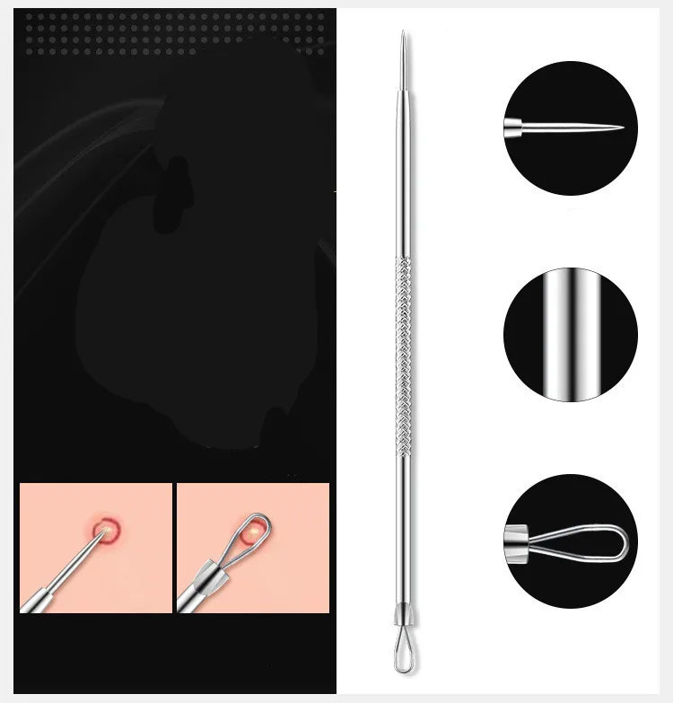 Biutte.co Face Care Skin Acne Pimple Needle Remover Kit 4PCS - AS1-B Gambar produk Biutte.co Face Care Skin Acne Pimple Needle Remover Kit 4PCS - AS1-B