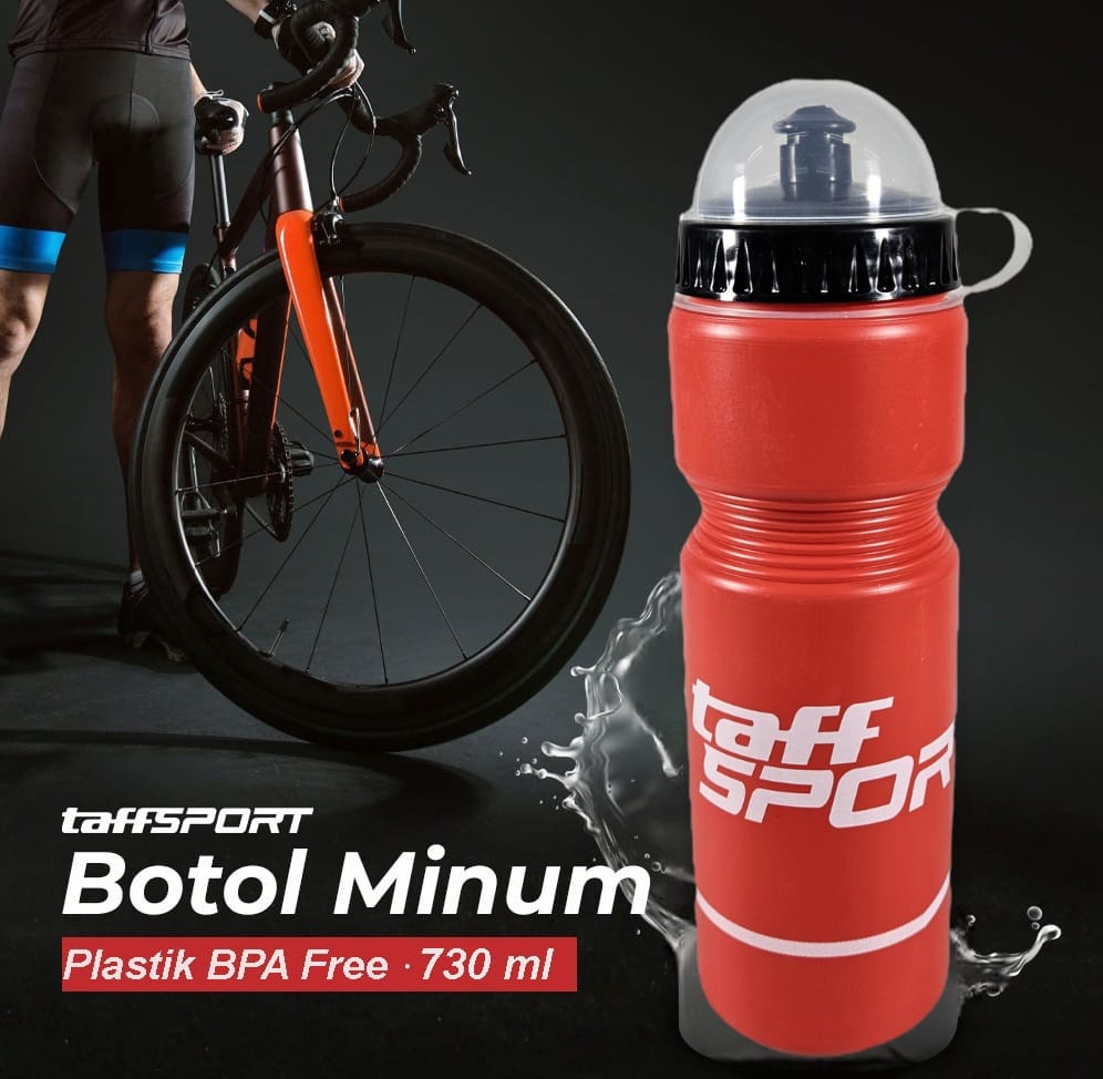 TaffSPORT Botol Minum Sepeda Olahraga Plastik BPA Free 730ml - 30A11 Gambar produk TaffSPORT Botol Minum Sepeda Olahraga Plastik BPA Free 730ml - 30A11