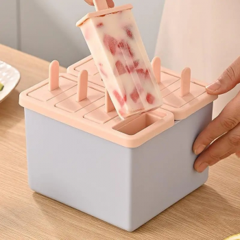 Gambar produk FUNDA Cetakan Es Krim 8 Grid Ice Cream Mold with Reusable Sticks - JS250