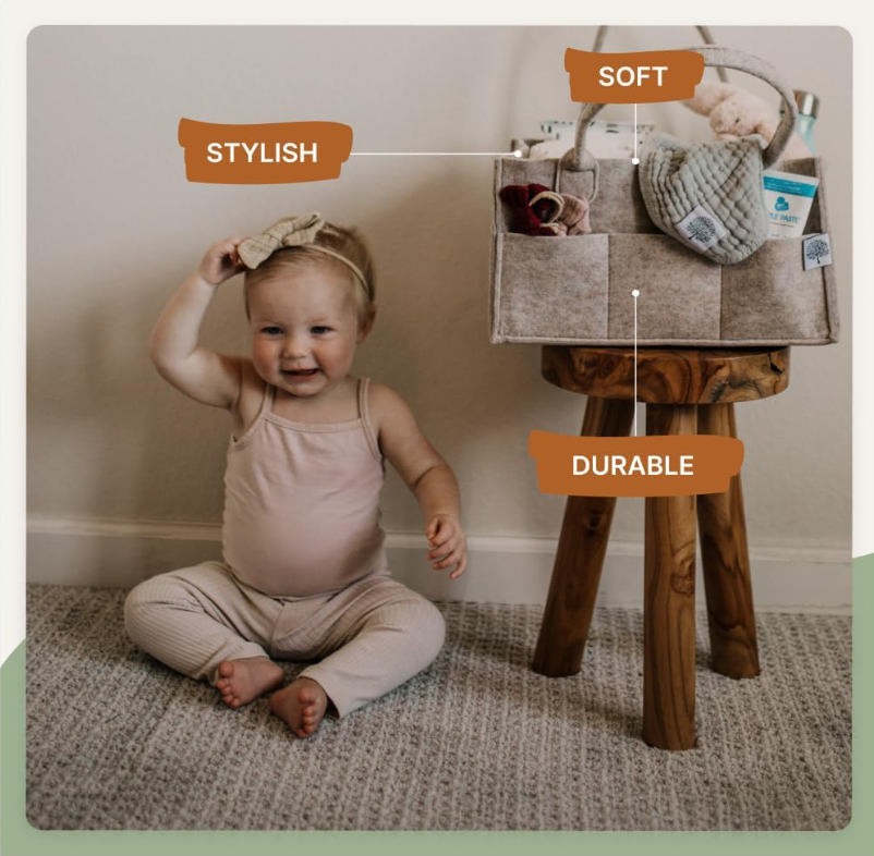 Mrosaa Tas Organizer Perlengkapan Bayi Portable Baby Diaper Caddy Bag - SS320 Gambar produk Mrosaa Tas Organizer Perlengkapan Bayi Portable Baby Diaper Caddy Bag - SS320